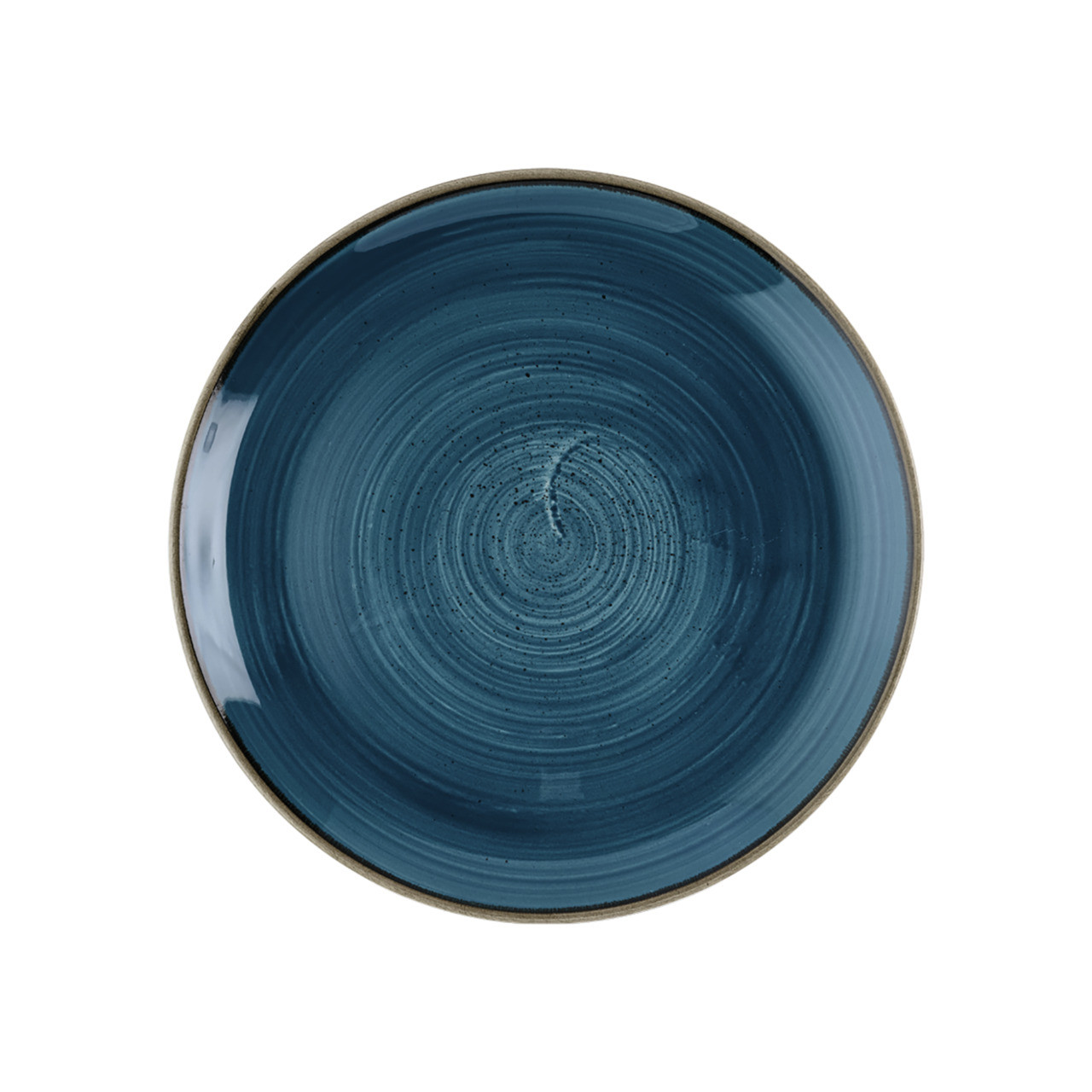 Stonecast, Coupteller flach ø 260 mm Java Blue